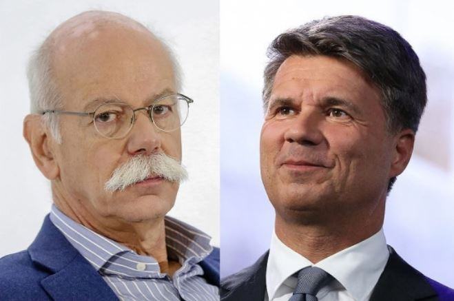 Daimler CEO'su Dieter Zetsche ve BMW CEO'su Harald Krueger