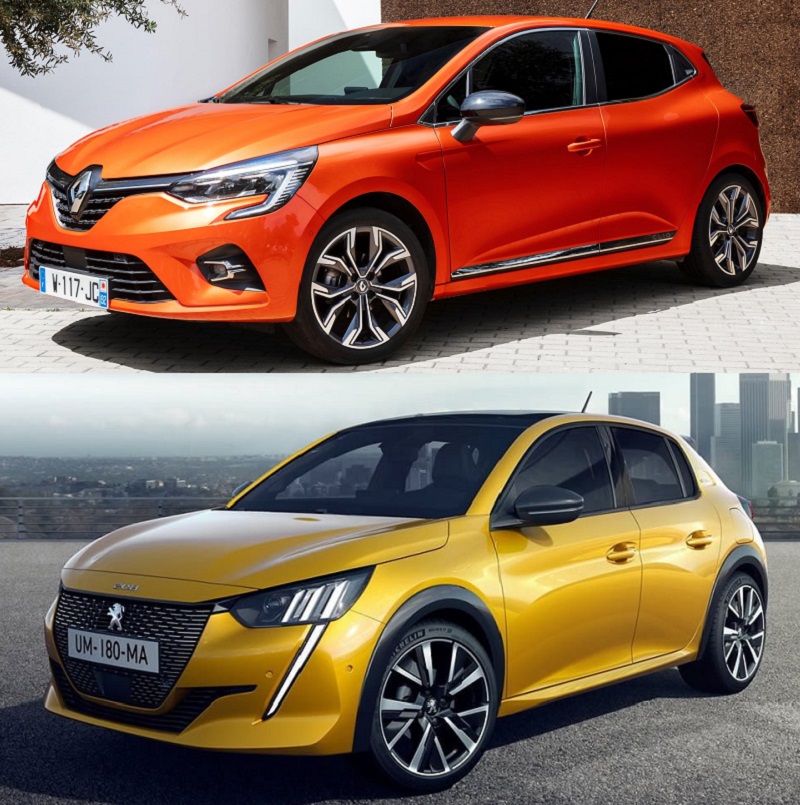 Peugeot 208 Renault Clio Karşılaştırma