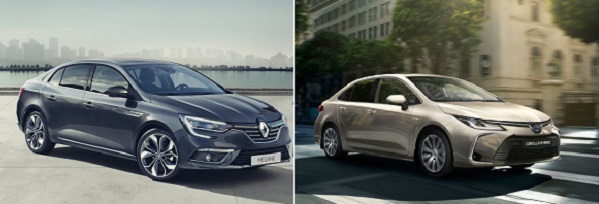 Toyota Corolla Renault Megane Karşılaştırma
