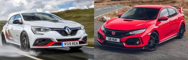 Megane RS Civic TypeR karşılaştırması