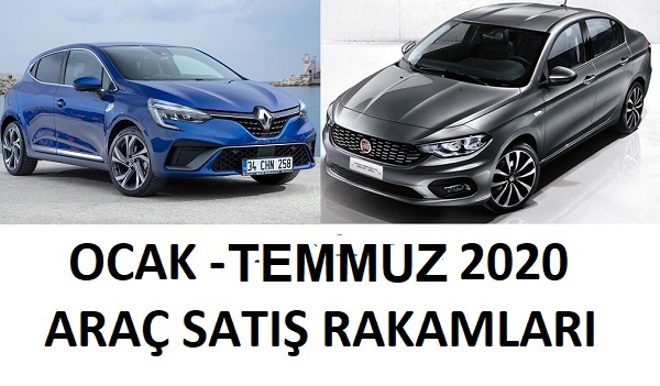 2020 Araç Satış Rakamları Temmuz.