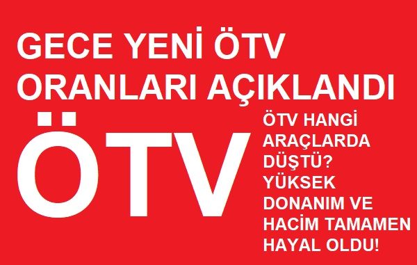 Özel Tüketim Vergisi Matrah Düzenlemesi