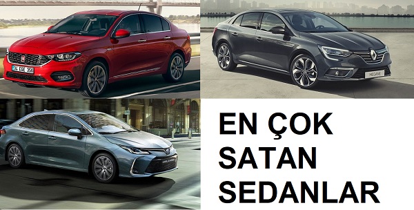 Araç satış rakamları sedan ağustos.