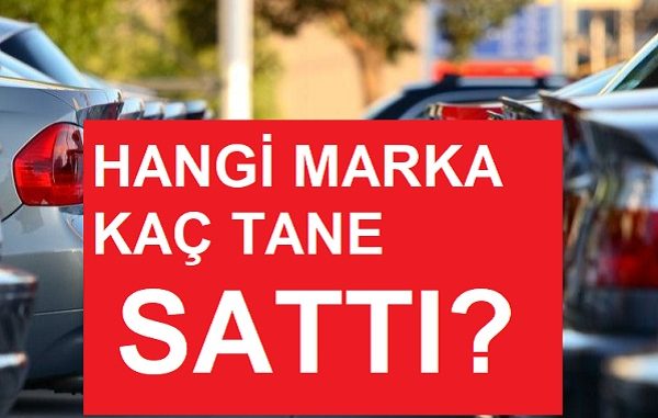 Araç satış rakamları Eylül 2020.