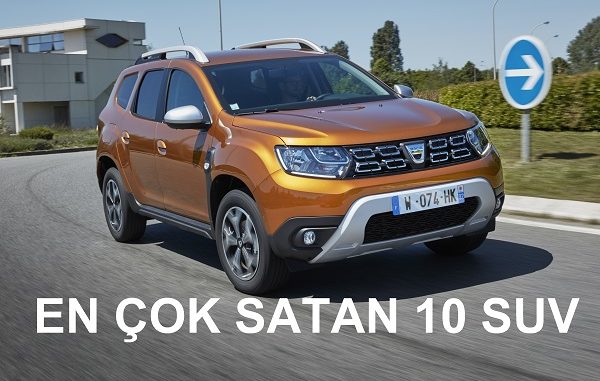 En çok satan SUV modellerler.