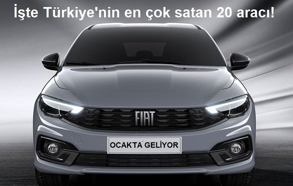 En çok satan araçlar 2020.