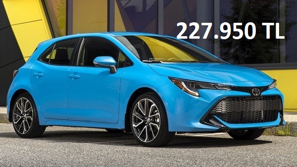 2021 Corolla HB fiyatları