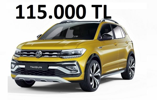2021 Volkswagen Taigun fiyatı