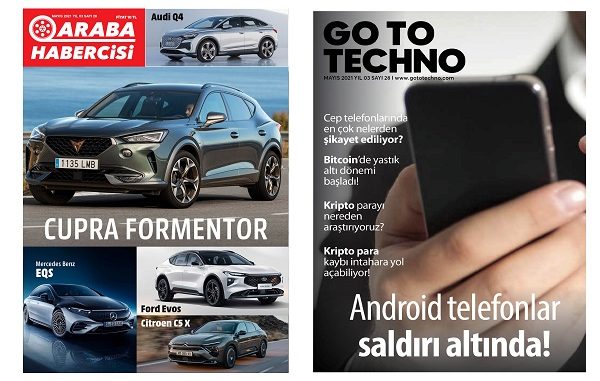 Otomobil Dergileri Mayıs 2021.