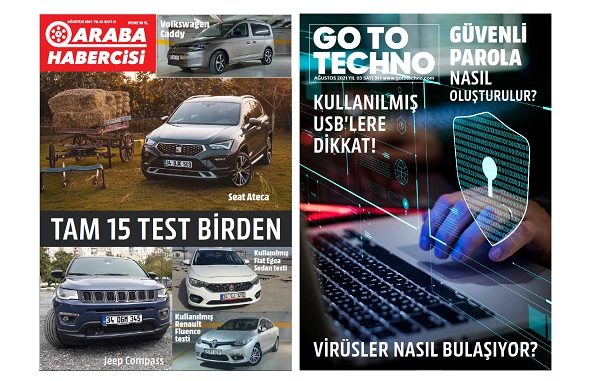 Otomobil Dergileri Ağustos 2021