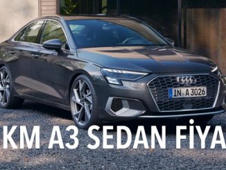 2021 Audi A3 Sedan fiyatları.