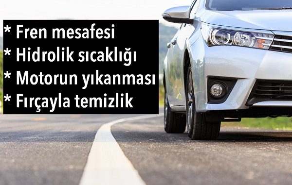 Araç bakımında bunlara dikkat!