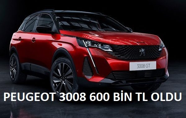 0 km 3008 fiyatı Ekim