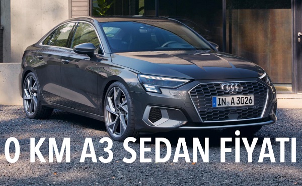 0 km A3 Sedan fiyatı.