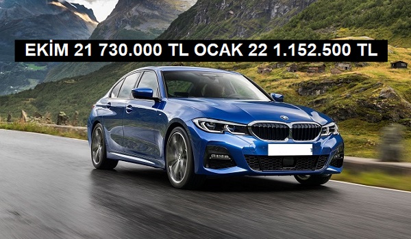 2022 BMW 3 Serisi fiyatı