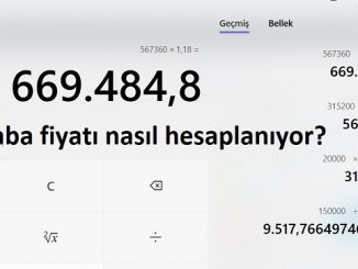 2022 arabaların fiyatı nasıl hesaplanıyor?