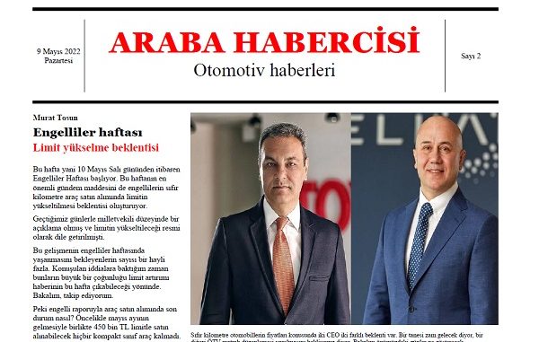 Otomotiv Haberleri Mayıs 2022.