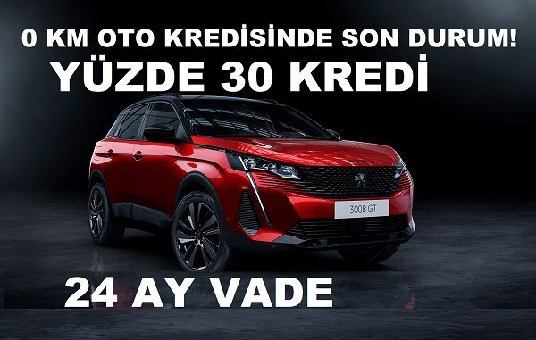 Sıfır kilometre otomobil kredileri 2022.