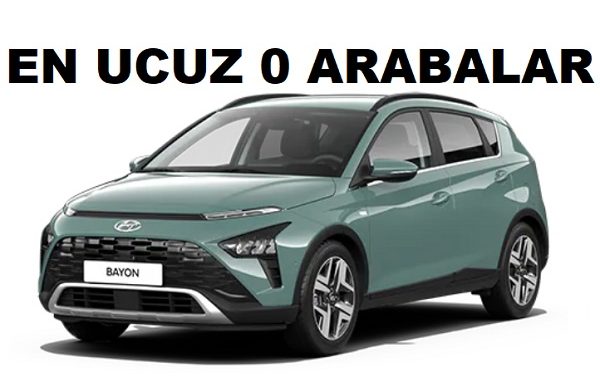 En ucuz sıfır arabalar Ekim 2022.