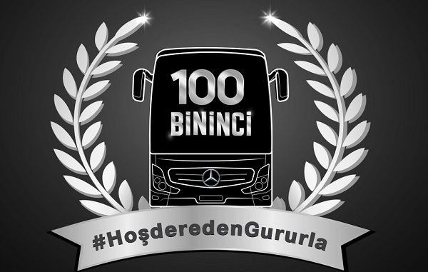 Mercedes Benz Türk 100 bin otobüs.
