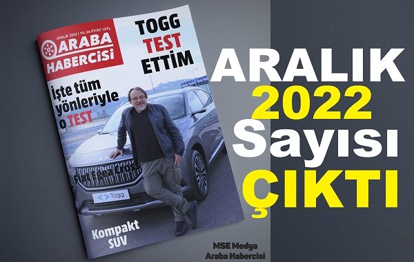 Araba Habercisi Dergisi Aralık 2022.