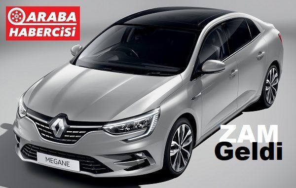 Araba Zamları Renault Megane Sedan