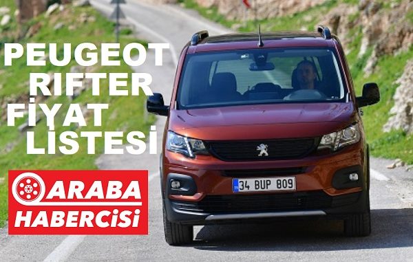 Peugeot Rifter Fiyat Listesi Kasım 2022.