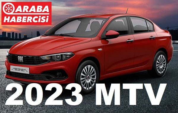 2023 Motorlu Taşıtlar Vergisi MTV.