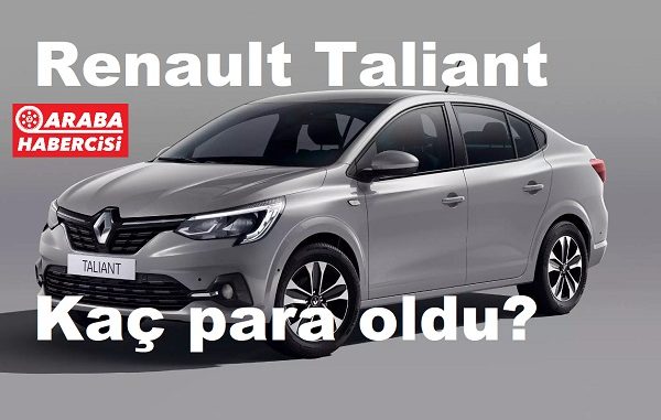Renault Taliant Fiyat Listesi Aralık 2022