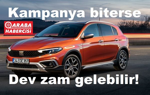 2023 Fiat Egea Cross fiyatları Mart.