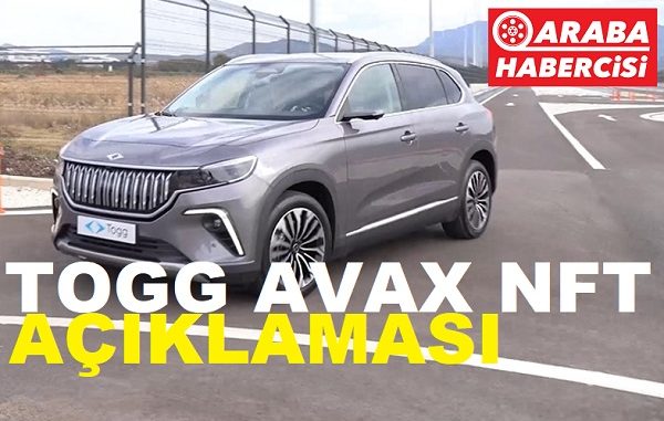 TOGG AVAX NFT açıklaması.