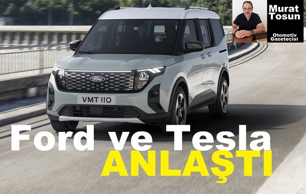 Ford Elektrikli Tesla Şarj istasyonları.