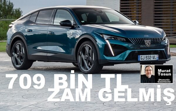 Peugeot 408 Fiyat Listesi Kasım 2023.