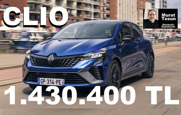 Renault Clio Fiyat Listesi Kasım 2023.