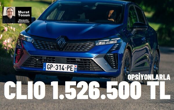 Renault Clio Fiyat Listesi Ocak 2024