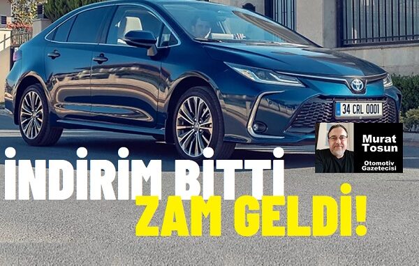 Toyota Corolla Fiyat Listesi Şubat 2024