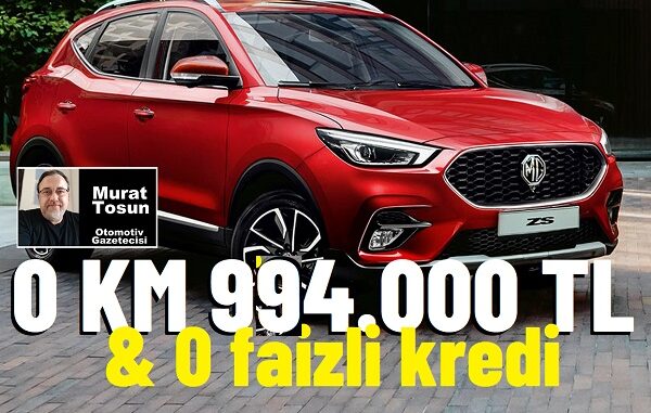2024 MG Kampanyası Mart 0 km