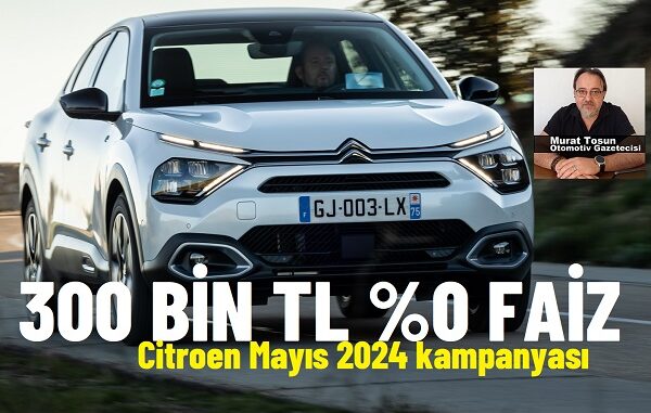 Citroen Kampanya Mayıs 2024 0 km.
