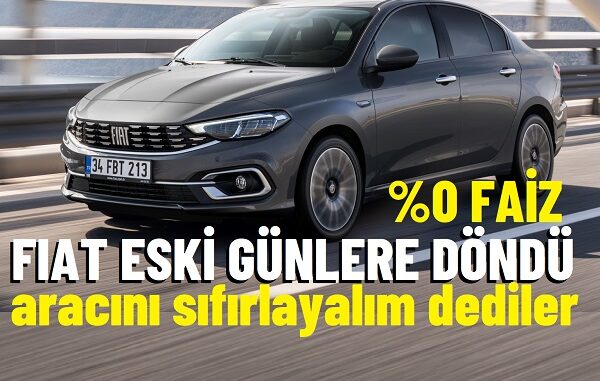 Fiat Kampanya Mayıs 2024 0 km.
