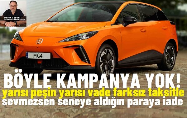 MG Kampanya Mayıs 2024 EV.