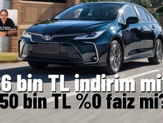Toyota Corolla Sedan Kampanya Mayıs 2024.