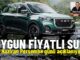Uygun Fiyatlı SUV Modeller 2024.