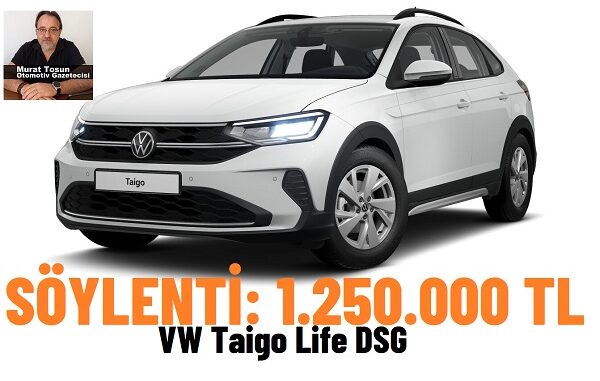 Volkswagen Taigo Kampanya Fiyat Listesi 2024.