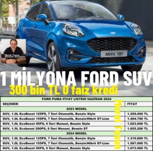 Ford Puma Kampanya Haziran 2024