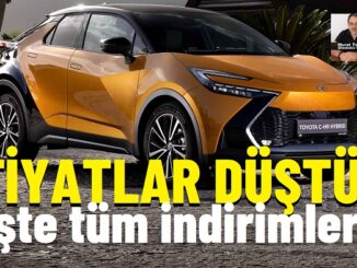 Toyota Fiyatlar Kasım 2024.