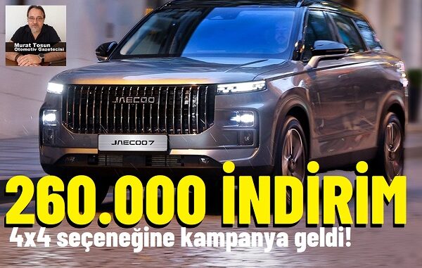Jaecoo Kampanya Mart 2025.
