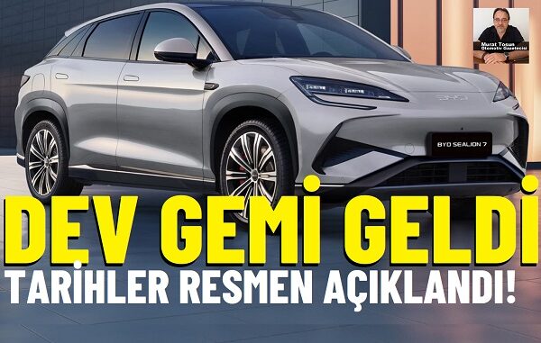 BYD Gemisi 7000 otomobil