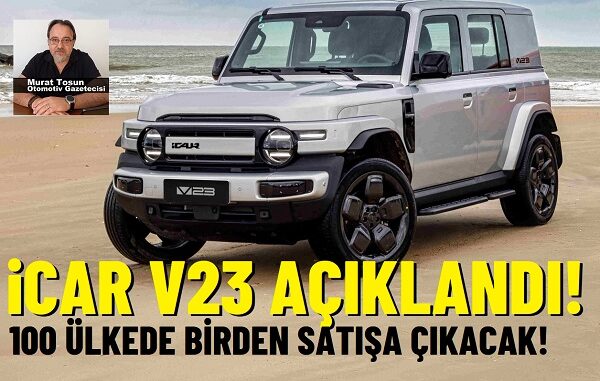 Chery iCar V23 geliyor.