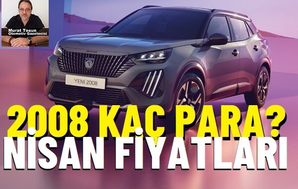 Peugeot 2008 Nisan 2025.
