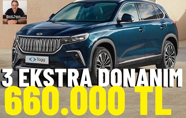 Togg Fiyatlar Nisan 2025.